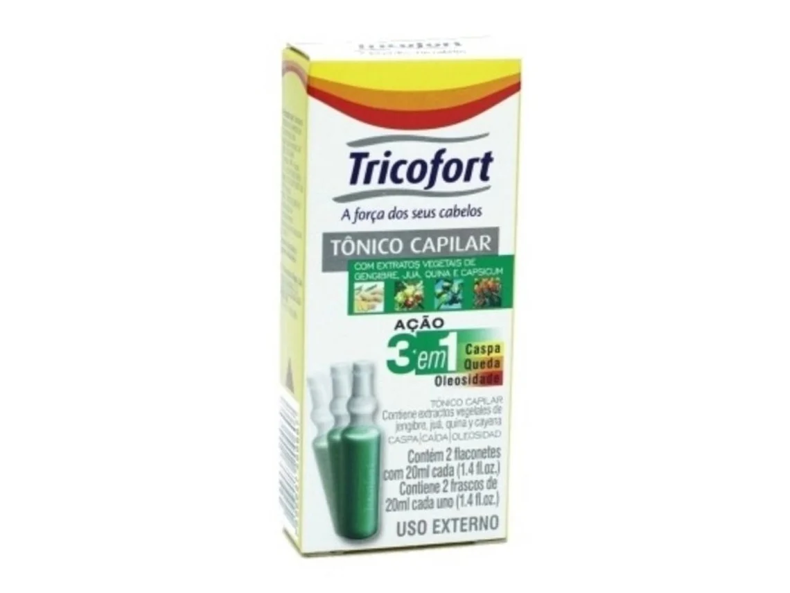 Tónico Tricofort Caixa com 2 ampolas