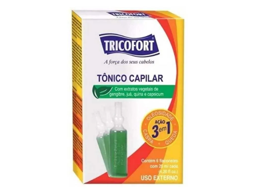 Tricofort Tónico Caixa com 6 Ampolas