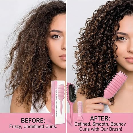 Escova Roxo Curly Hair Brush Styling - Image 4