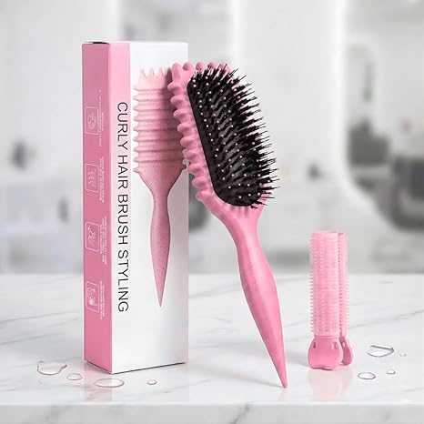 Escova Azul Curly Hair Brush Styling - Image 4