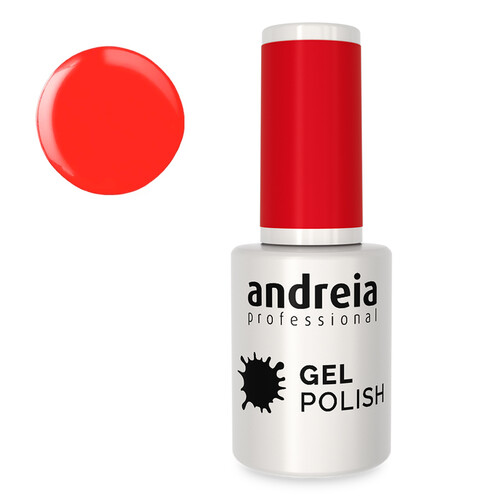Verniz Gel Andreia 205 Vermelho Cereja Gel Polish