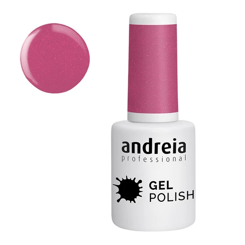 Verniz Gel Andreia 249 Rosa Antigo Metalizado Gel Polish