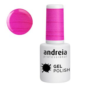 Verniz Gel Andreia 255 Rosa Metalizado Gel Polish