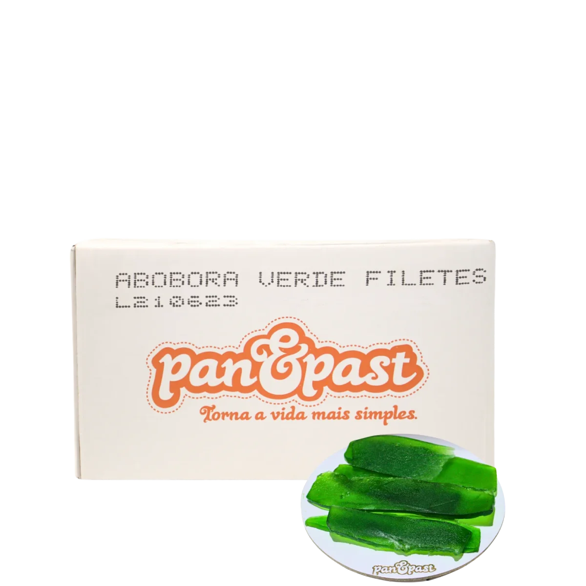 Abobora Verde Fatiada Cx.10 Kg