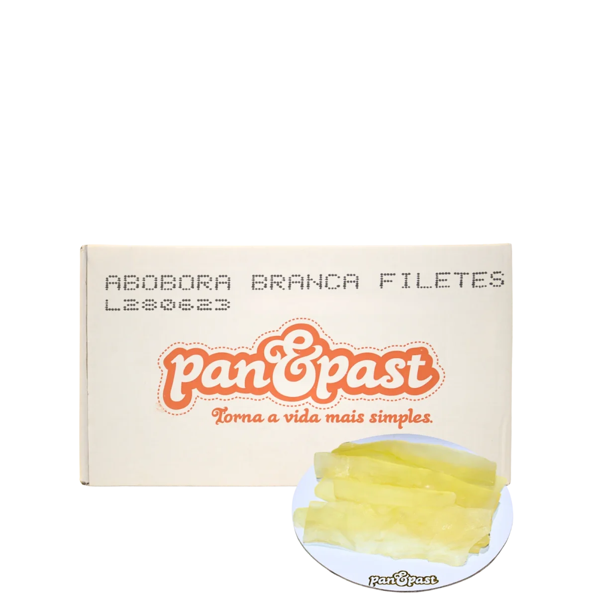 Abobora Branca Fatiada Cx.10 Kg