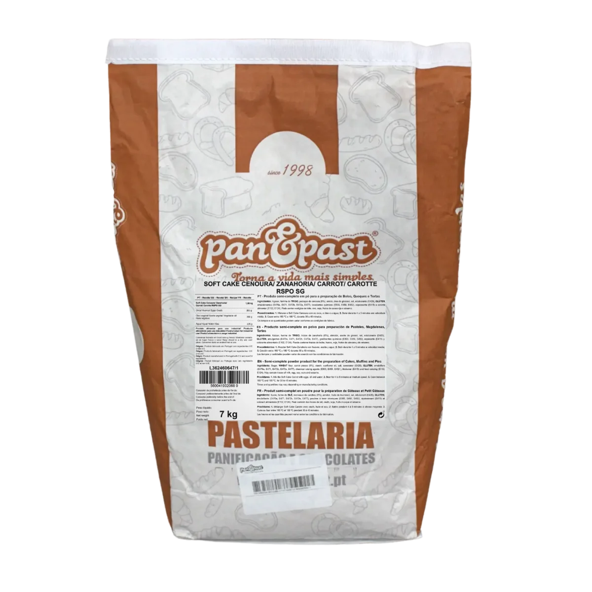 Soft Cake Cenoura RSPO SG  Sc. 7kg