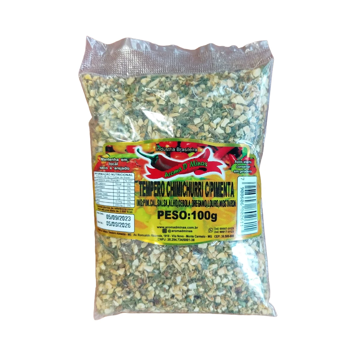 Tempero Chimichurri com Pimenta Aroma D’Minas 100g