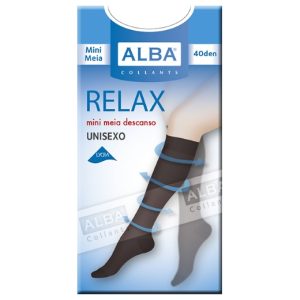 Mini Meia Relax 40Den Duna Tamanho “M” Alba