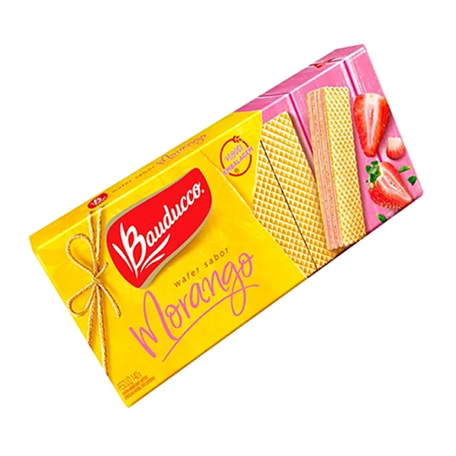 Wafer Morango Bauducco 140g
